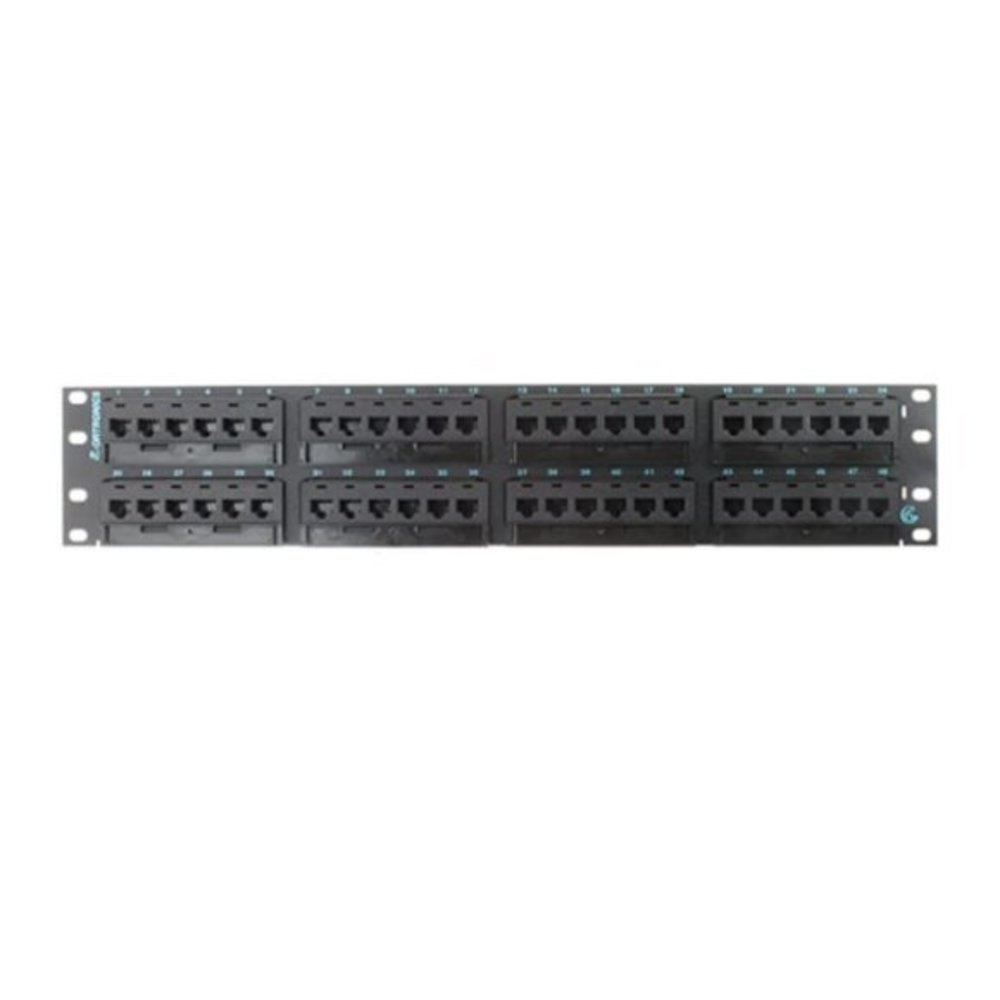 OR-PHD66U48 - Ortronics Clarity 6 Patch Panel, Six-Port Modules, 24-Port, 48-Por